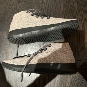 Allbirds high top wool shoes